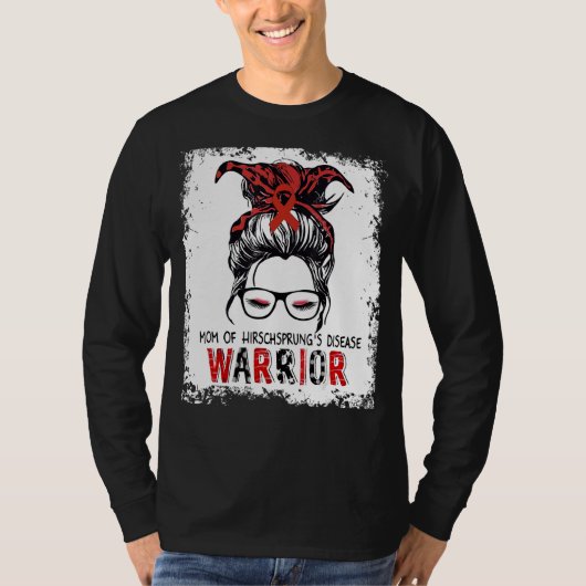 ハーシュスプルング病のマママメスメディBunリボン Tシャツ (正面)
