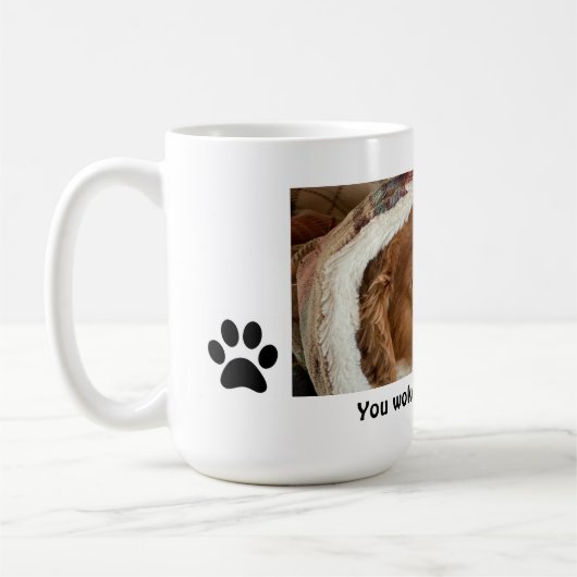 ハーシーかわいい犬のコーヒーマグ コーヒーマグカップ (左)