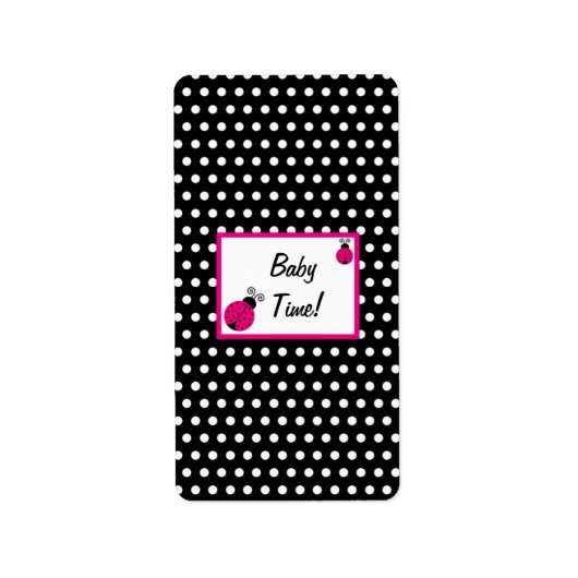 ハーシーのミニチュアブラックスプリングタイムレディーバグ ラベル (正面)