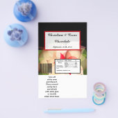 ハーシーの大きなバーのラスカラフルスの花 チラシ (シングル)