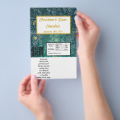 ハーシーの大きなバーラッパーティール（緑がかった色）/イエローマスタードFl チラシ (ハンドル)