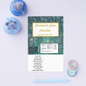 ハーシーの大きなバーラッパーティール（緑がかった色）/イエローマスタードFl チラシ (シングル)