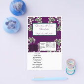 ハーシーの大きなバーラッパーピーコック/フラワーブランチ チラシ (シングル)