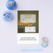 ハーシーの大きなバーラッパーブラウン秋ダブルバイク チラシ (シングル)