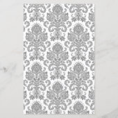 ハーシーの大きなバーラッパ灰色のイエロダマスクレース (裏面)