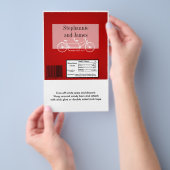 ハーシーの大きなバーラッパ赤ダブルバイク チラシ (ハンドル)