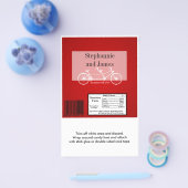 ハーシーの大きなバーラッパ赤ダブルバイク チラシ (シングル)