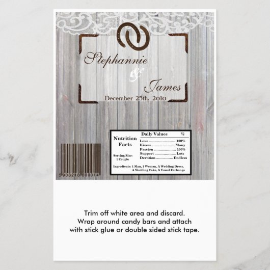 ハーシーの大きなバーラッパ馬木靴 チラシ (正面)