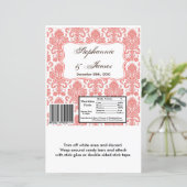 ハーシーの大きなバーラッパCoraホワイトダマスクレース (スタンド正面)