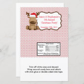 ハーシーの大きなバーラッパReindeer Christmas XMA (正面/裏面)