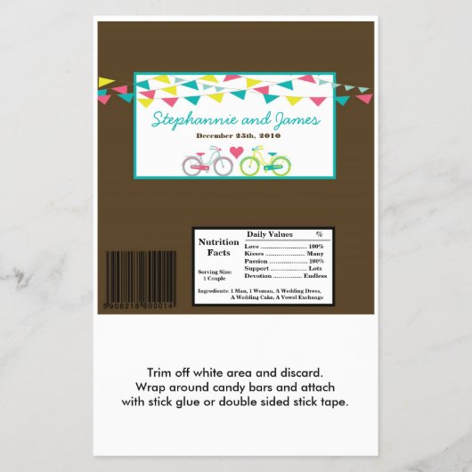 ハーシーの大きなバーラブラブラブラバーズバイクビシー チラシ (正面)