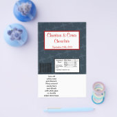 ハーシーの大型バー装填機飛行青 チラシ (シングル)