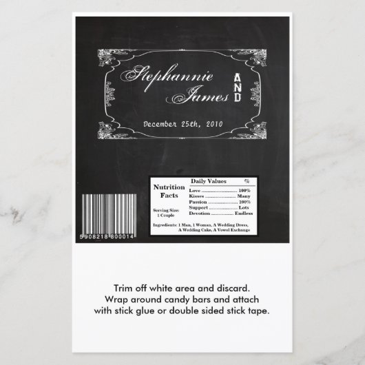 ハーシーズラージバーラッパモダンシャルボードヴィント (正面)