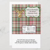 ハーシーズラージバーラッパー金ゴールドグリッタートナカイ (正面/裏面)