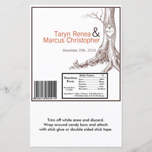 ハーシーズラージバーラッパ秋ツリーイニシャルカーヴ (正面)