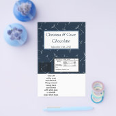 ハーシーズラージバーラッパNavy Blue Dandelion Fl チラシ (シングル)