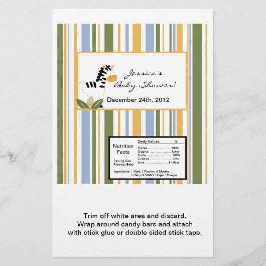 ハーシーズラージバーラッパSafari Friends チラシ (正面)