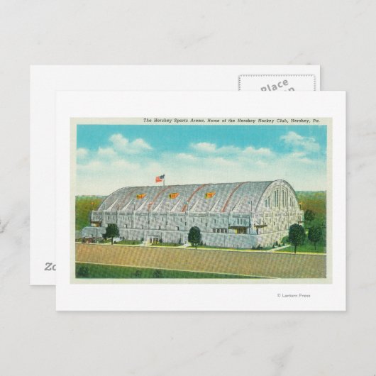 ハーシー・スポーツ・エリアの外観 ポストカード (正面/裏面)