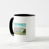 ハーシー・スポーツ・エリアの外観 マグカップ (正面左)