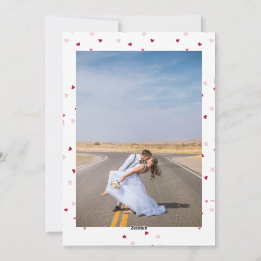 ハースの写真 バレンタインデー シーズンカード (裏面)