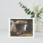 ハースの女性(F1222)ヴァンゴッホファインアート ポストカード (スタンド正面)