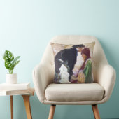 ハースカバ国際的ー、アルフォンスミュシャ クッション (椅子)