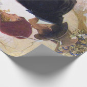 ハースカバ国際的ー、アルフォンスミュシャ ラッピングペーパー (角)