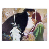 ハースカバ国際的ー、アルフォンスミュシャ ラージペーパーバッグ (裏面)