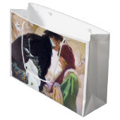 ハースカバ国際的ー、アルフォンスミュシャ ラージペーパーバッグ (正面アングル)