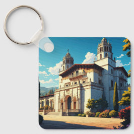 ハーストキャッスルサンシメオンカリフォルニアセントラルコースト キーホルダー