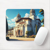 ハーストキャッスルサンシメオンカリフォルニアセントラルコースト マウスパッド (マウス)