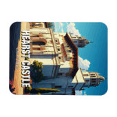 ハーストキャッスルサンシメオンカリフォルニアセントラルコースト マグネット (横)