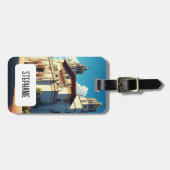 ハーストキャッスルサンシメオンカリフォルニアセントラルコースト ラゲッジタグ (正面横)