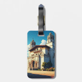 ハーストキャッスルサンシメオンカリフォルニアセントラルコースト ラゲッジタグ (裏面縦)