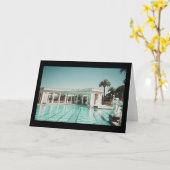 ハースト城のプール… カード (黄色い花)