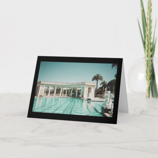 ハースト城のプール… カード (正面)