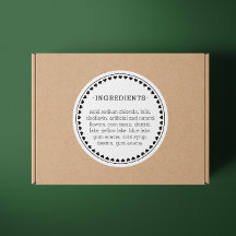 ハースパターン成分製品ラベルシール