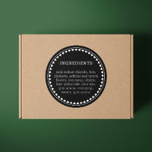 ハースパターン成分製品ラベルシール