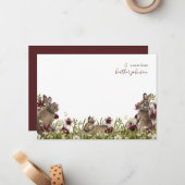 ハースライト ノーツ スプリング ソフト メドウ ワイルドフラワー ノートカード (正面/裏面インサイチュ)