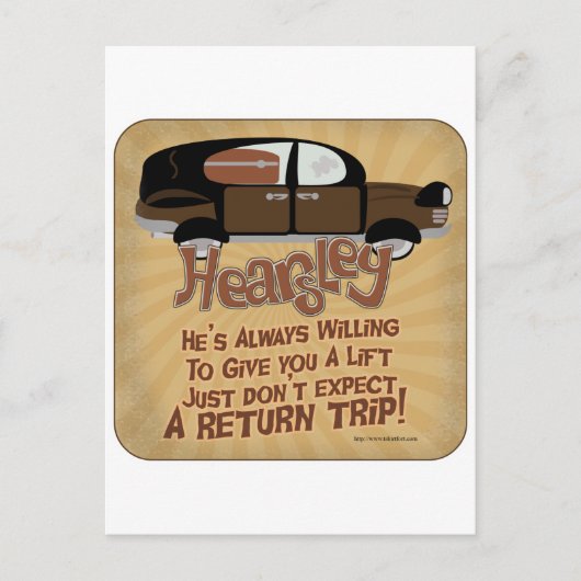 ハースリーのモットー ポストカード (正面)