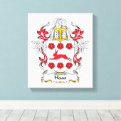 ハース家紋 キャンバスプリント (インサイチュ (ウッドフロア))