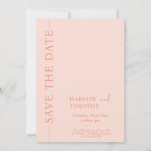 ハース形状のQRコードで日付カードを保存する セーブザデート (裏面)