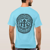 ハース ブルー Tシャツ (裏面)