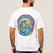 ハース Tシャツ (裏面)