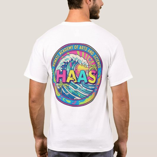 ハース Tシャツ (裏面)