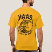 ハース Tシャツ (裏面)