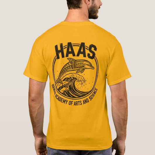 ハース Tシャツ (裏面)