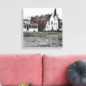 ハーセンアイランドミシガンセントマークス教会1925 キャンバスプリント (インサイチュ (リビング))