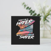 ハーターではないスケーターのインラインスケートで滑るローラー 招待状 (スタンド正面)