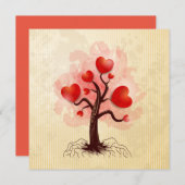 ハーツの木 招待状 (正面/裏面)